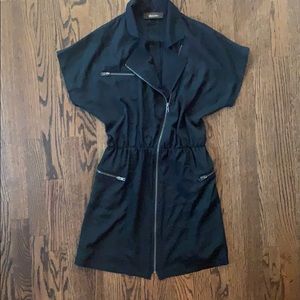 Black Zipper Dress